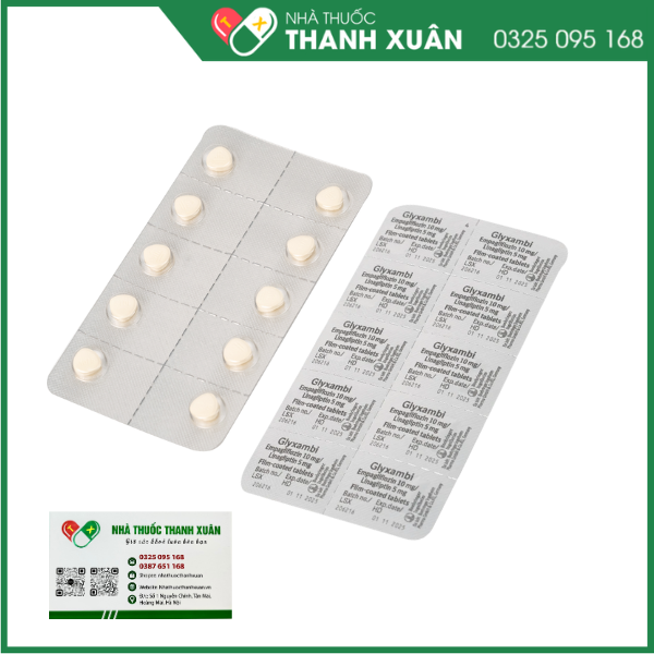 Glyxambi 10mg/5mg trị đái tháo đường tuýp 2